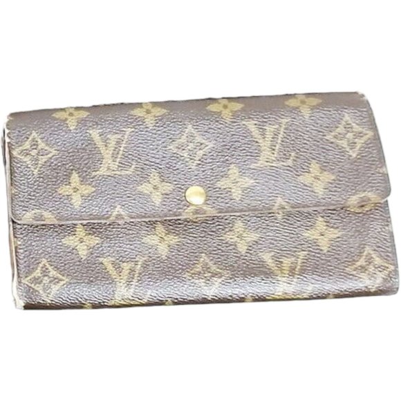 650080F YV Louis Vuitton Wallet Long Brown Monogram - Picture 2 of 2